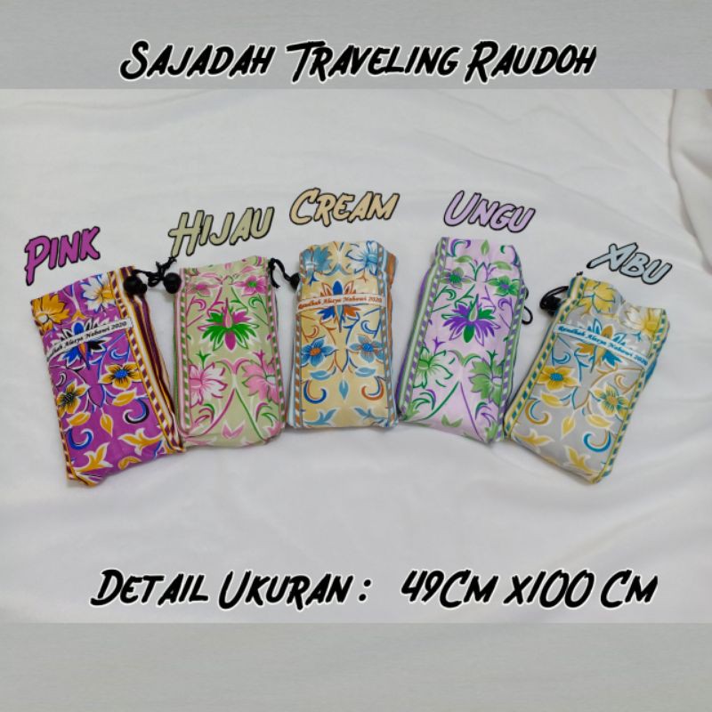 sajadah pouch raudoh turky