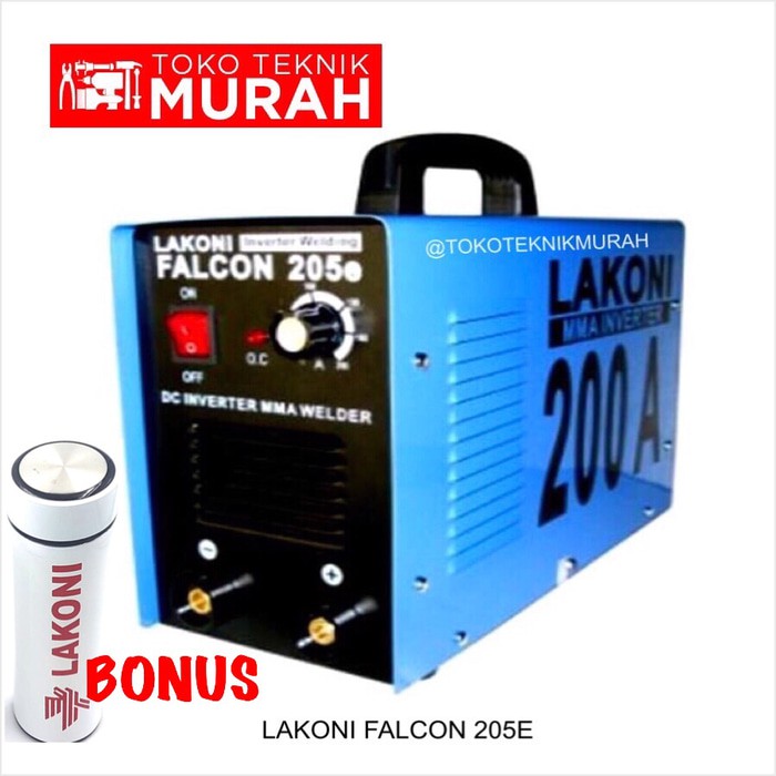 Mesin Las Inverter Listrik Travo / Trafo Falcon Lakoni 205 / 205E