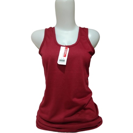 (L XL XXL) TANK TOP WANITA JUMBO SINGLET KAOS DALAM WANITA EXXEN