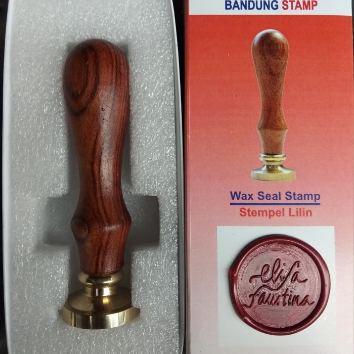 

MENYURAT-SURAT- CUSTOM WAX STAMP STEMPEL SEGEL LILIN - D25MM -SURAT-MENYURAT.