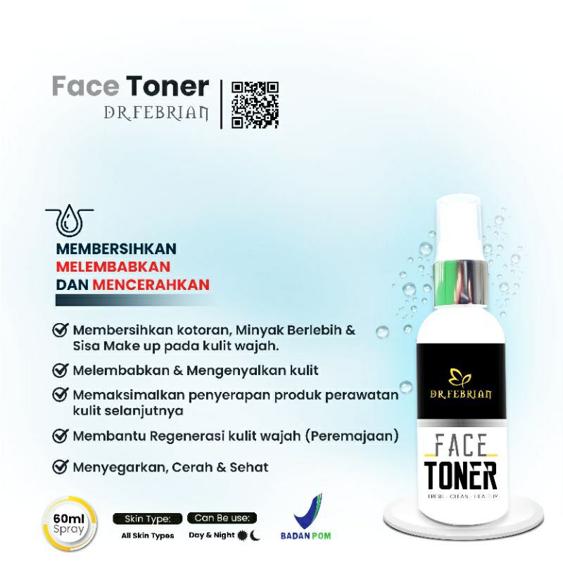 FACIAL TONER ORIGINAL Dr.febrian