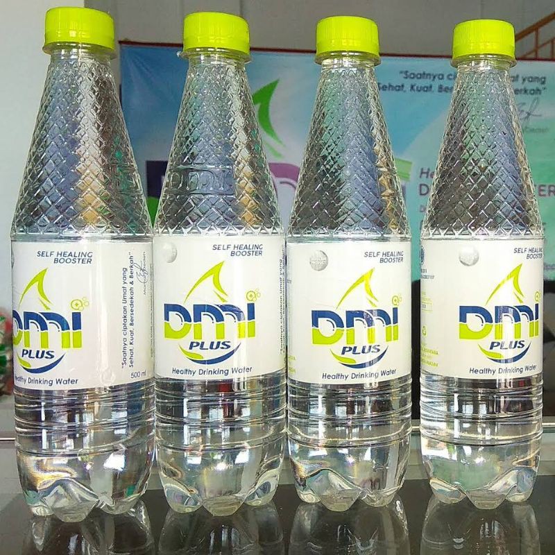 Air Mineral hexagonal DMI Plus kemasan botol