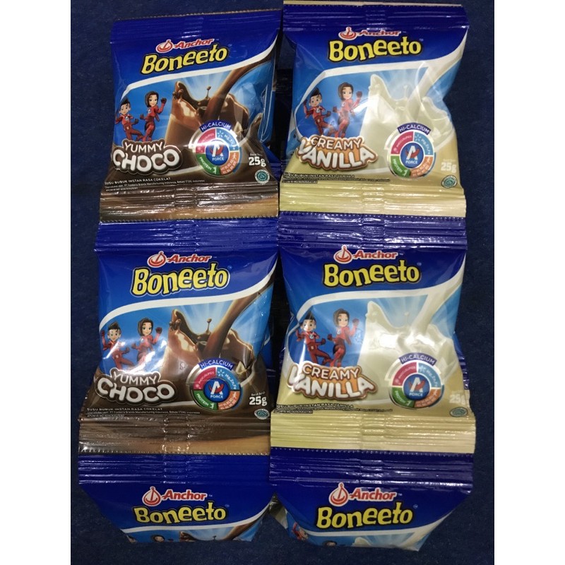 

Boneeto Susu Bubuk Instan 1 Renteng isi 10 pcs