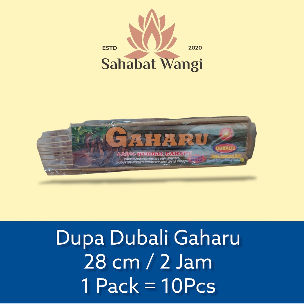 Dupa Hio Dubali Gaharu 2Jam Untuk Walet + Upacara (10Stick)