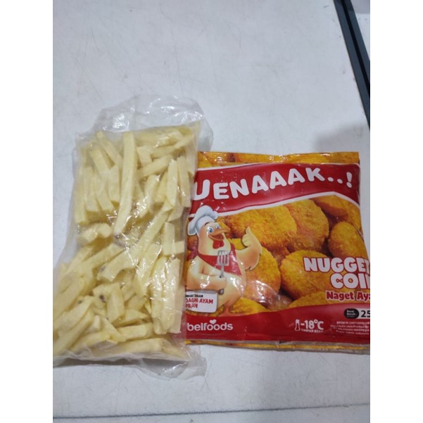 

PAKET HEMAT KENTANG GORENG AVIKO 500gr+ NUGET 250gr