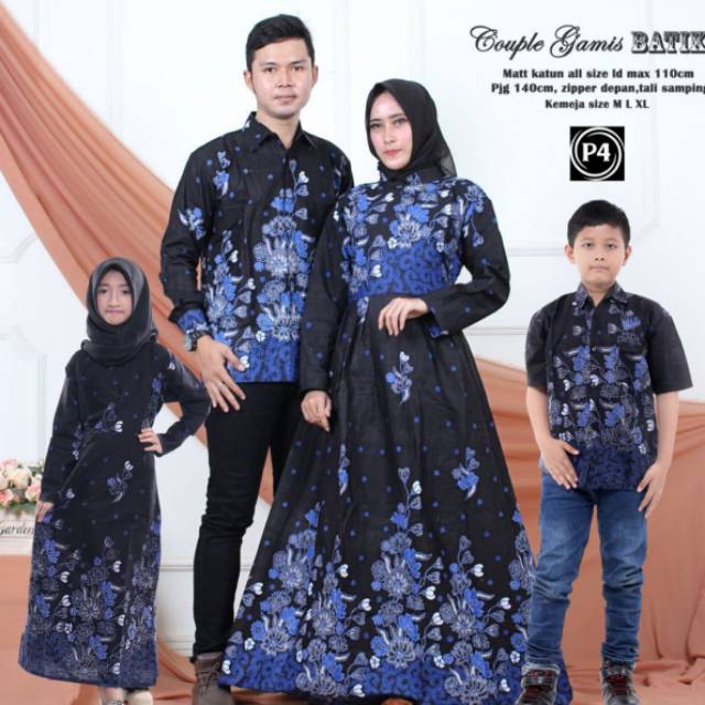 BAJU COUPLE KELUARGA BAJU MUSLIM SARIMBIT BAJU