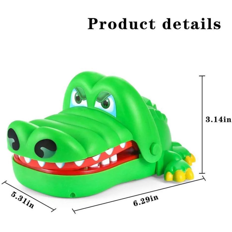 Mainan Buaya Gigit Kejut Crocodile Dentist Game Permainan Gigit Buaya Seru Lucu Unik