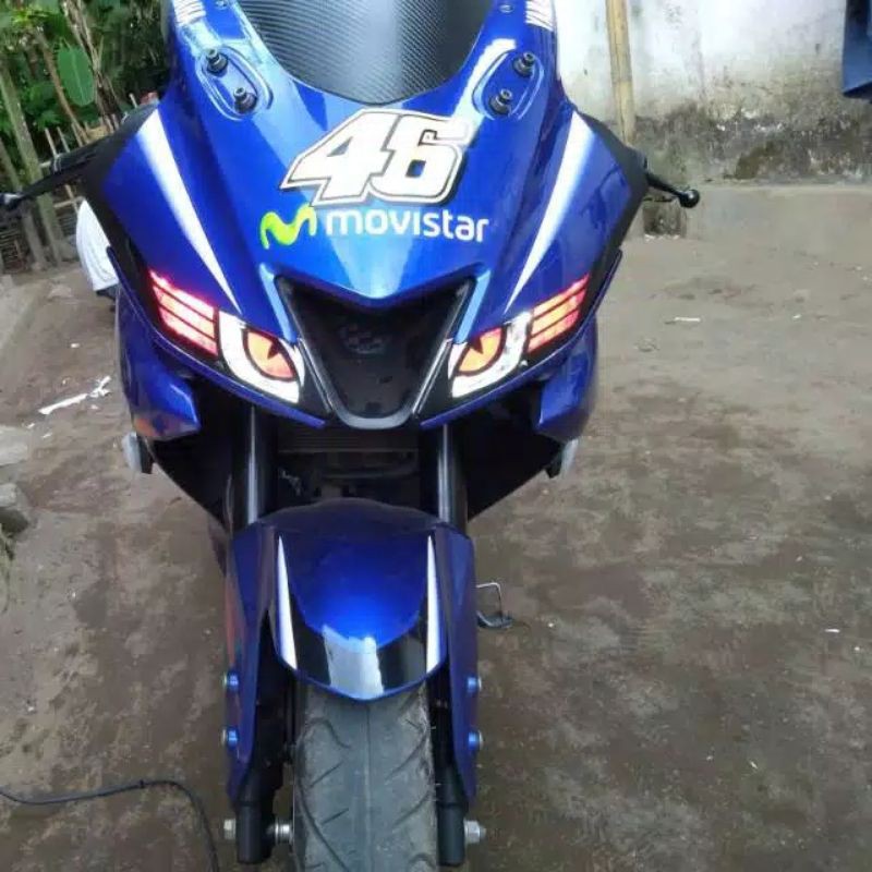 STICKER STIKER LAMPU MOTOR VARIASI HEADLAMP R15 V3 NEW