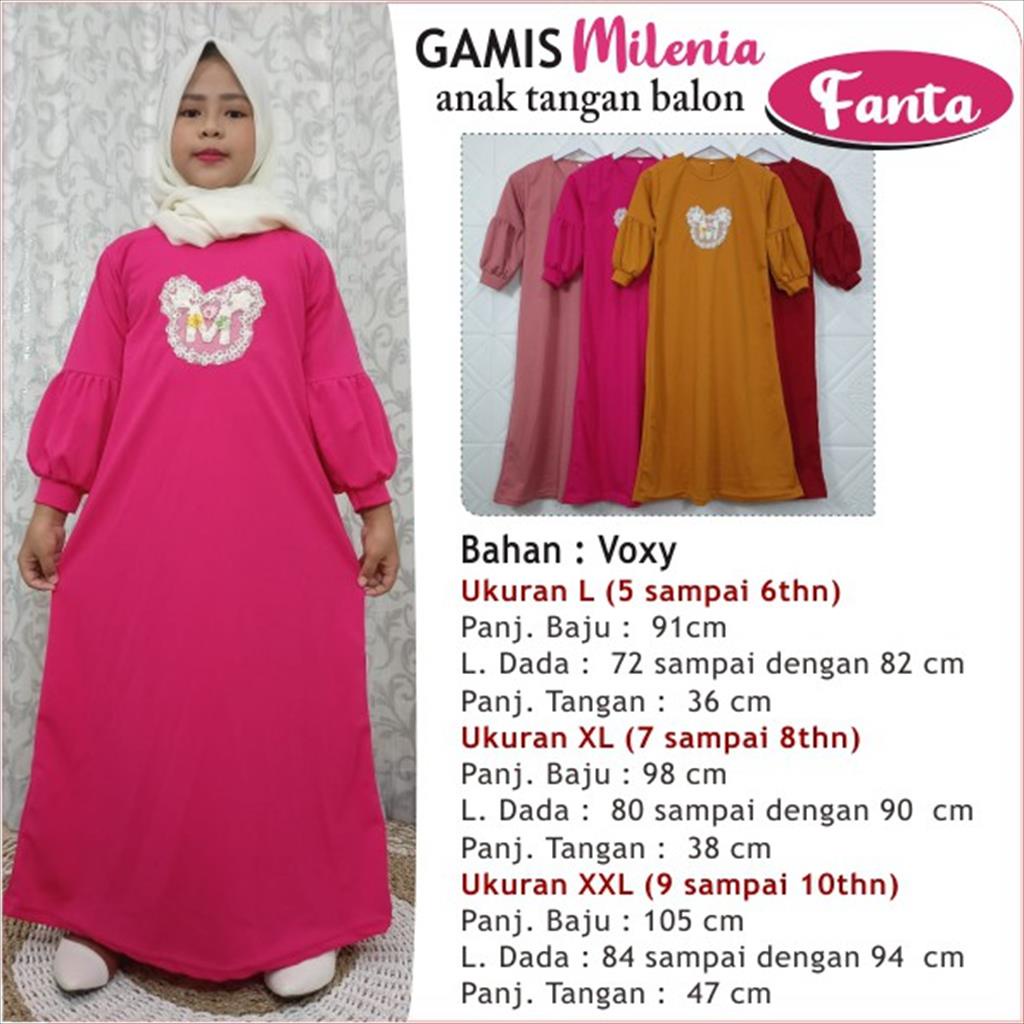 MJS175. GAMIS ANAK SAFEA PEREMPUAN DRESS CEWEK LUCU FASHION PAKAIAN MUSLIM KEKINIAN