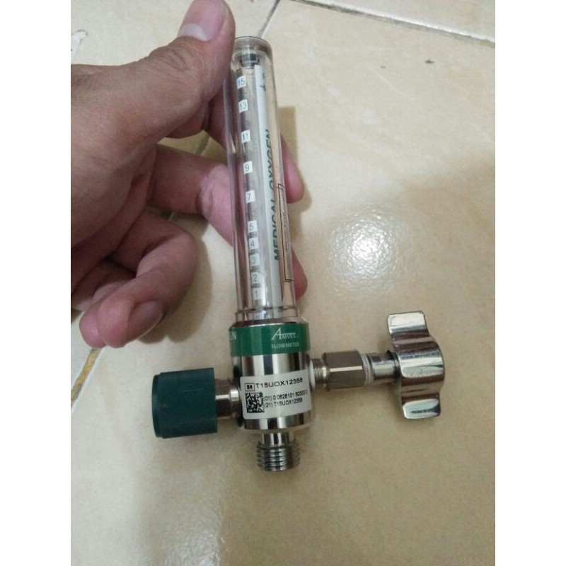 Flowmeter Humidifier Oksigen Dinding