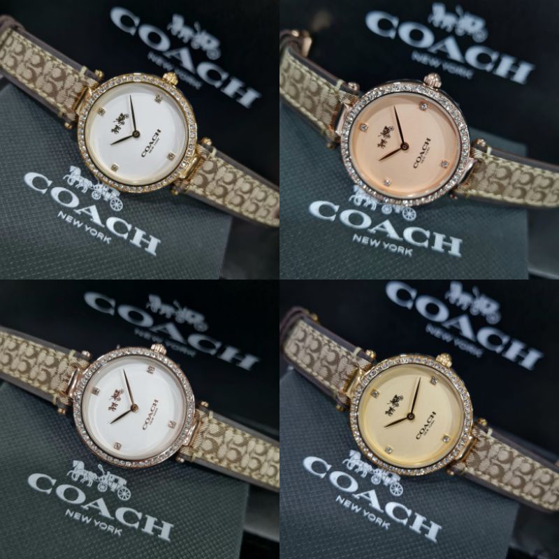 Jam Tangan Wanita Coach Leather Ori BM