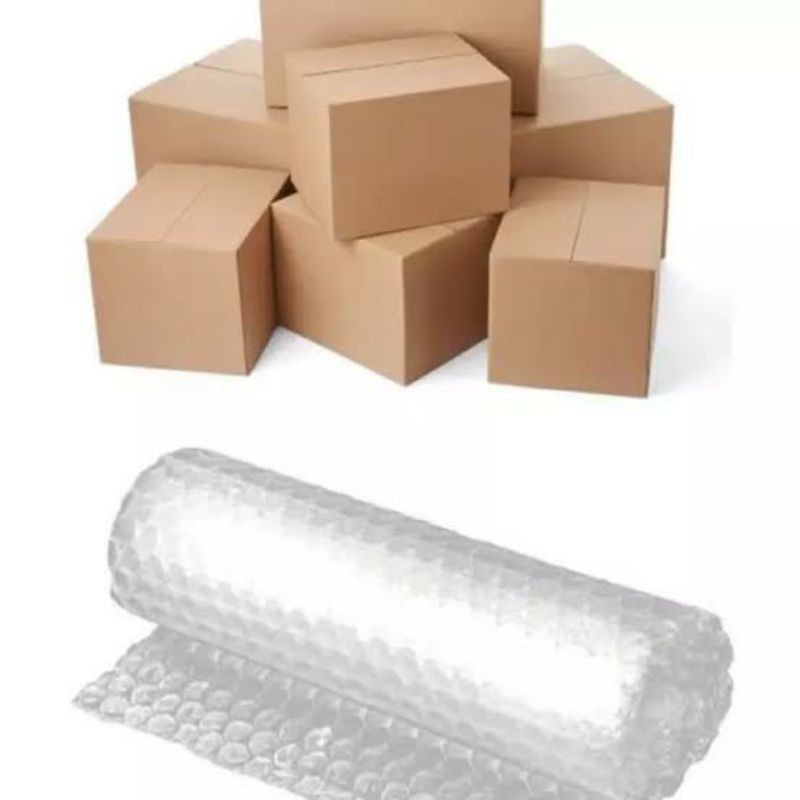 

Kardus dan Extra Bubble wrap