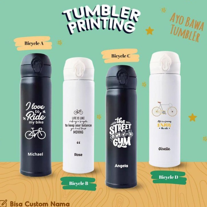 Tumbler Printing Custom Botol Printing Termos Custom