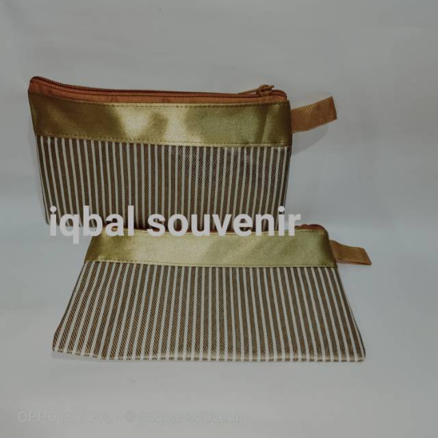 SOUVENIR PERNIKAHAN 100 PCS DOMPET/POUCH SALUR besar