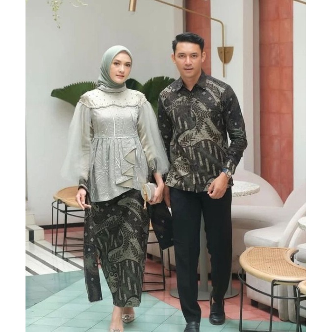 SET COUPLE VANILLA SAGE GREEN