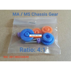 Tamiya Mini 4WD - Gear Set f/ MA - MS Chassis Ratio 4:1 - Loose Part