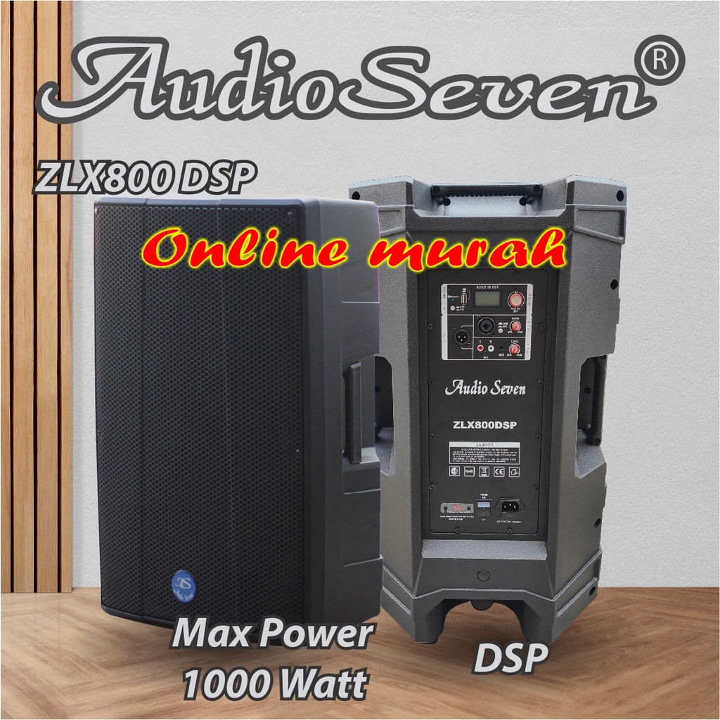 speaker aktif audio seven zlx 800dsp audio seven zlx800 dsp 2bh 1000w