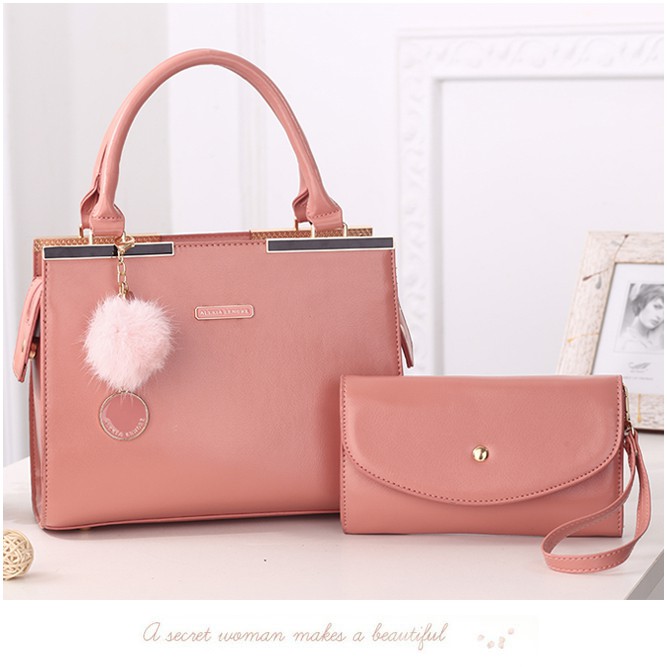  PROMO  NATAL SQ2614 Tas  Branded  Batam Set 2in1 Alexia 