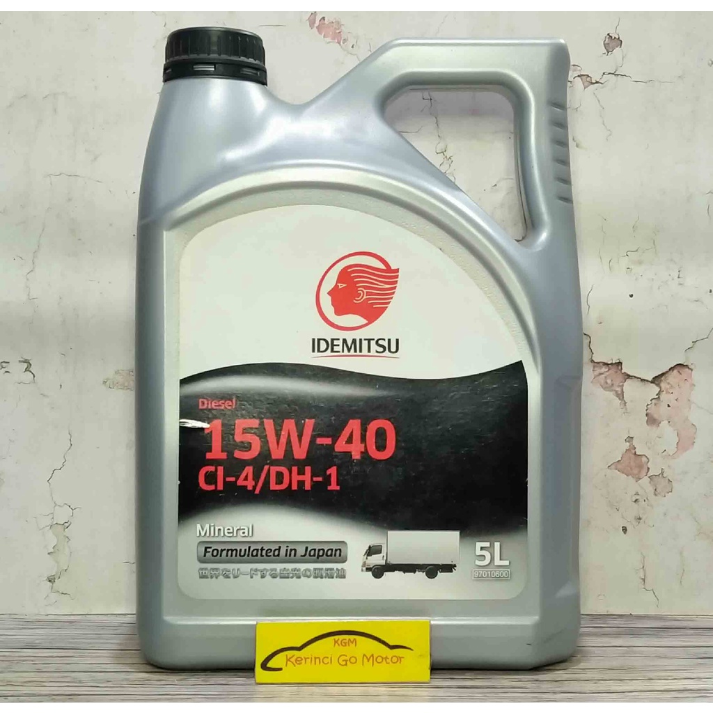 OLI IDEMITSU DIESEL 15W-40 CI-4/DH-1 5L OLI MESIN DIESEL IDEMITSU