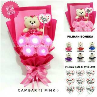 53 Gambar Boneka Dan Bunga Romantis Terbaik