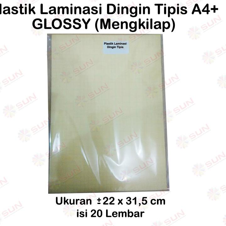 

Recomend Plastik Laminasi Dingin Tipis Glossy A4 isi 20 lembar !