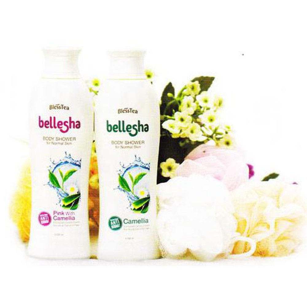 Sabun mandi cair Blesstea / Body Shower Blesstea Bellesha (200 ml), Varian Pink, Camellia