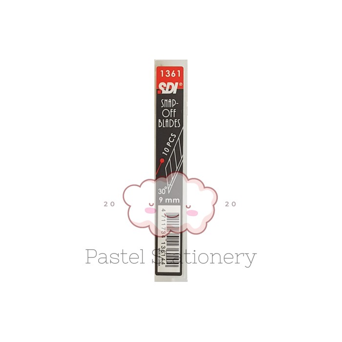 

Cutter Blade 30 Derajat SDI 1361 - Refill Pisau Cuter Kecil Tajam Isi 10 Buah