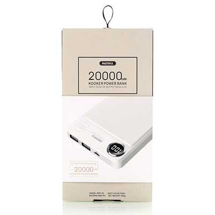 Remax Kooker Power Bank 2 USB 20000mAh - RPP-59