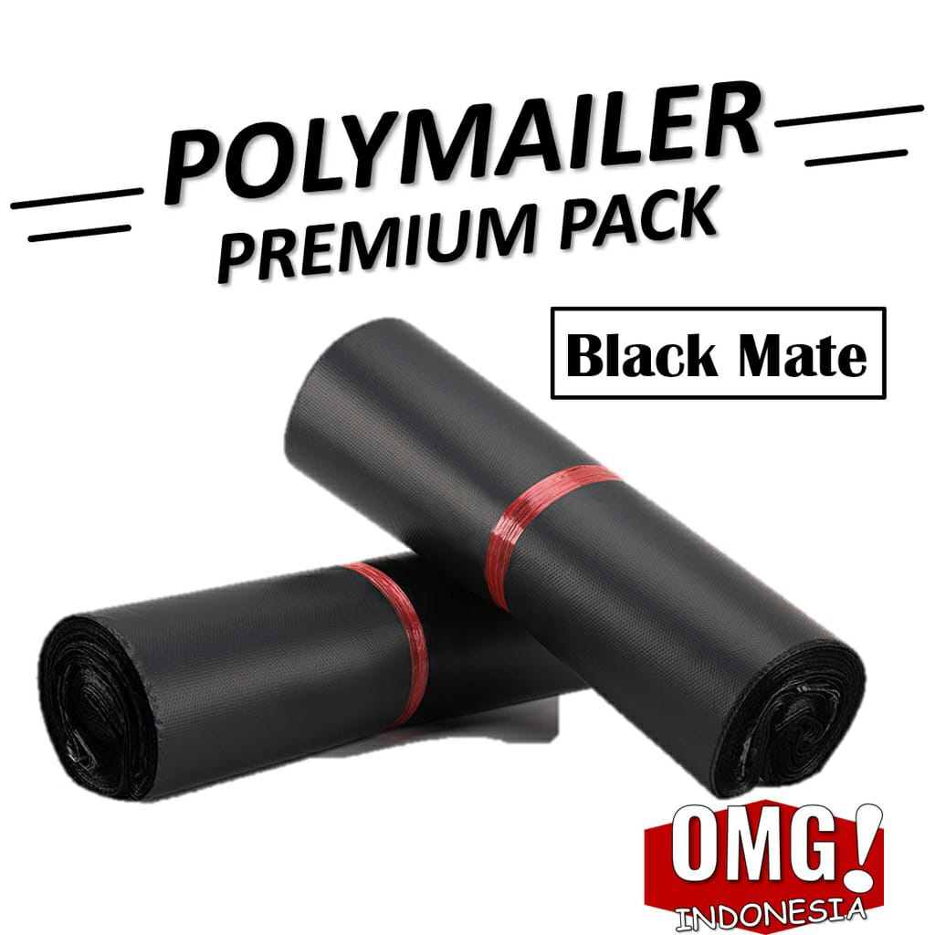 

Plastik POLYMAILER Isi 100pcs Ukuran 35 x 50 Plastik Packing OLSHOP Lem