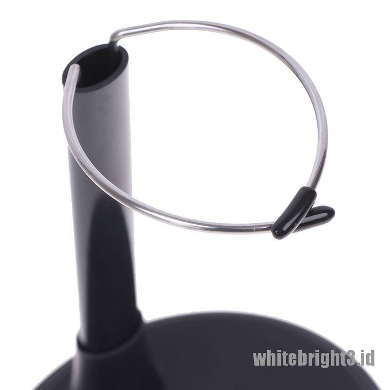 (white3) Stand Holder Boneka Bahan Metal Adjustable