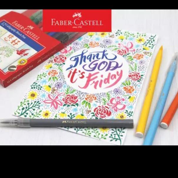 

✩ Calligraphy Brush Pen Faber Castell ✴