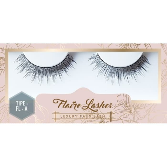 [FL-A] Premium Luxury Bulu Mata Palsu Flaire Lashes Premium Flaire A FL-A Natural Halus