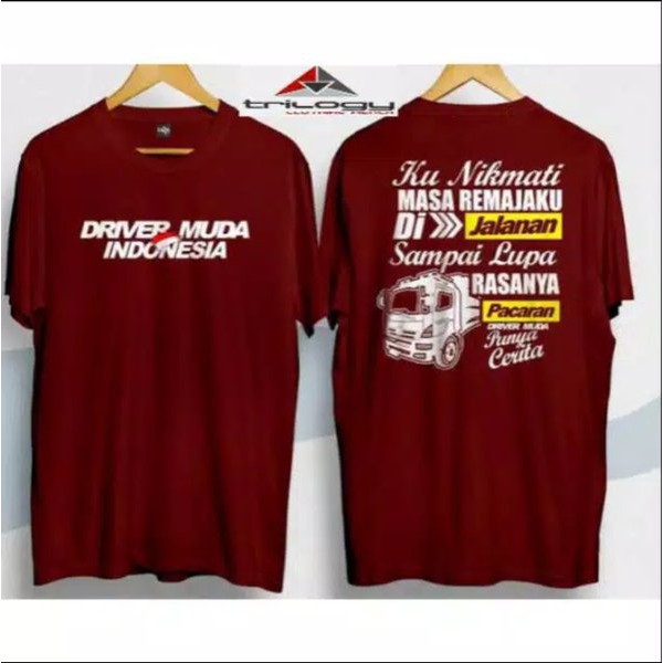 Unik Kaos Baju Tshirt Driver Muda Indonesia Keren 0823 Murah
