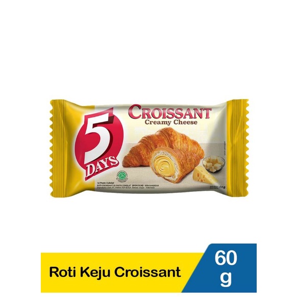 

5 Days Croissant Cheese 60G