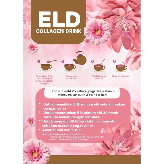 Eld Collagen Drink Coklat Almond