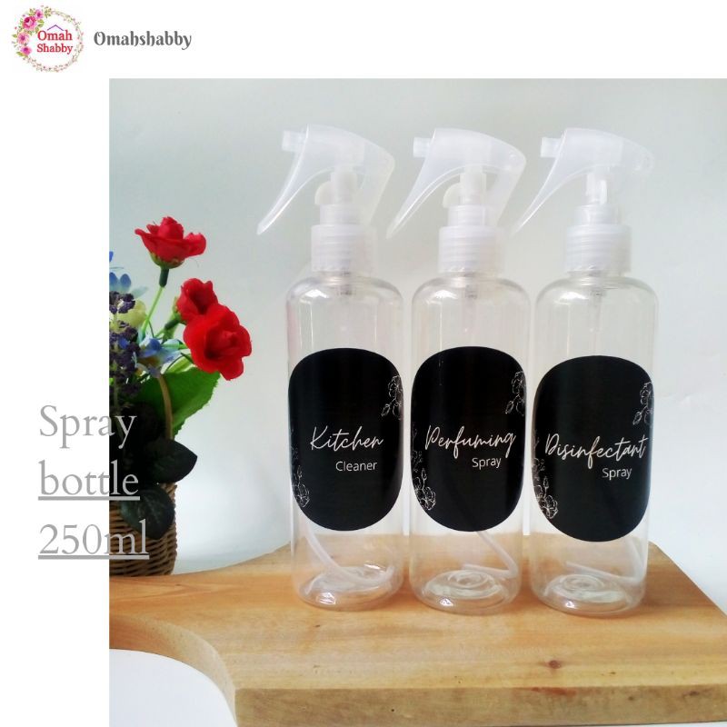 Botol spray free stiker 250 ml