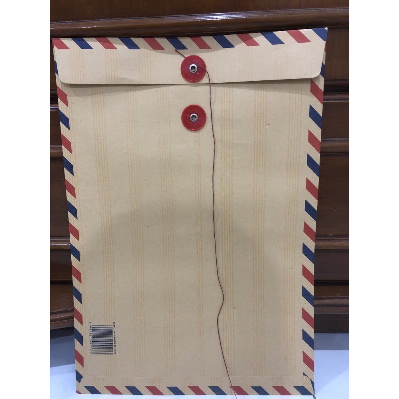 

IK6 [50 pcs] Amplop Coklat Folio Tali 310 airmail
