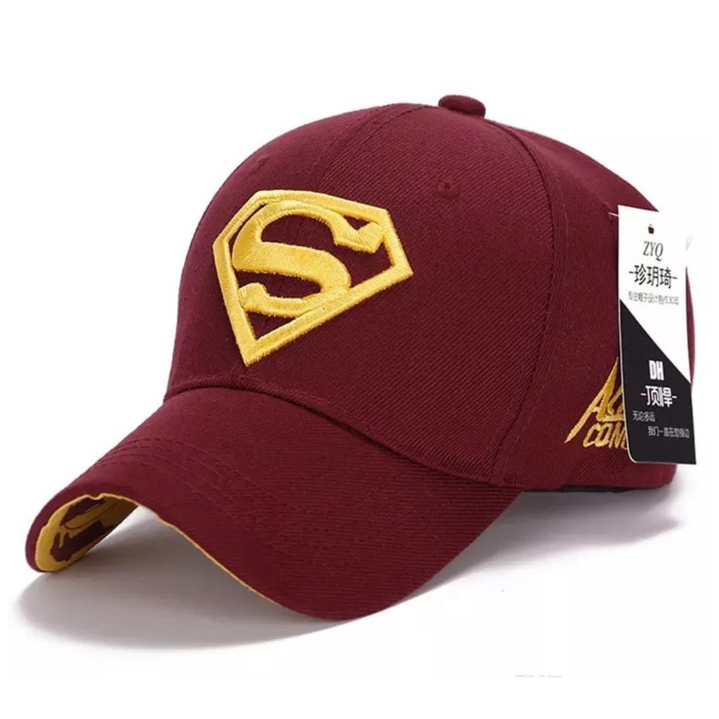 [COD] Topi Superman Premium Topi Baseball Dewasa Terlaris Topi Distro Unisex Original