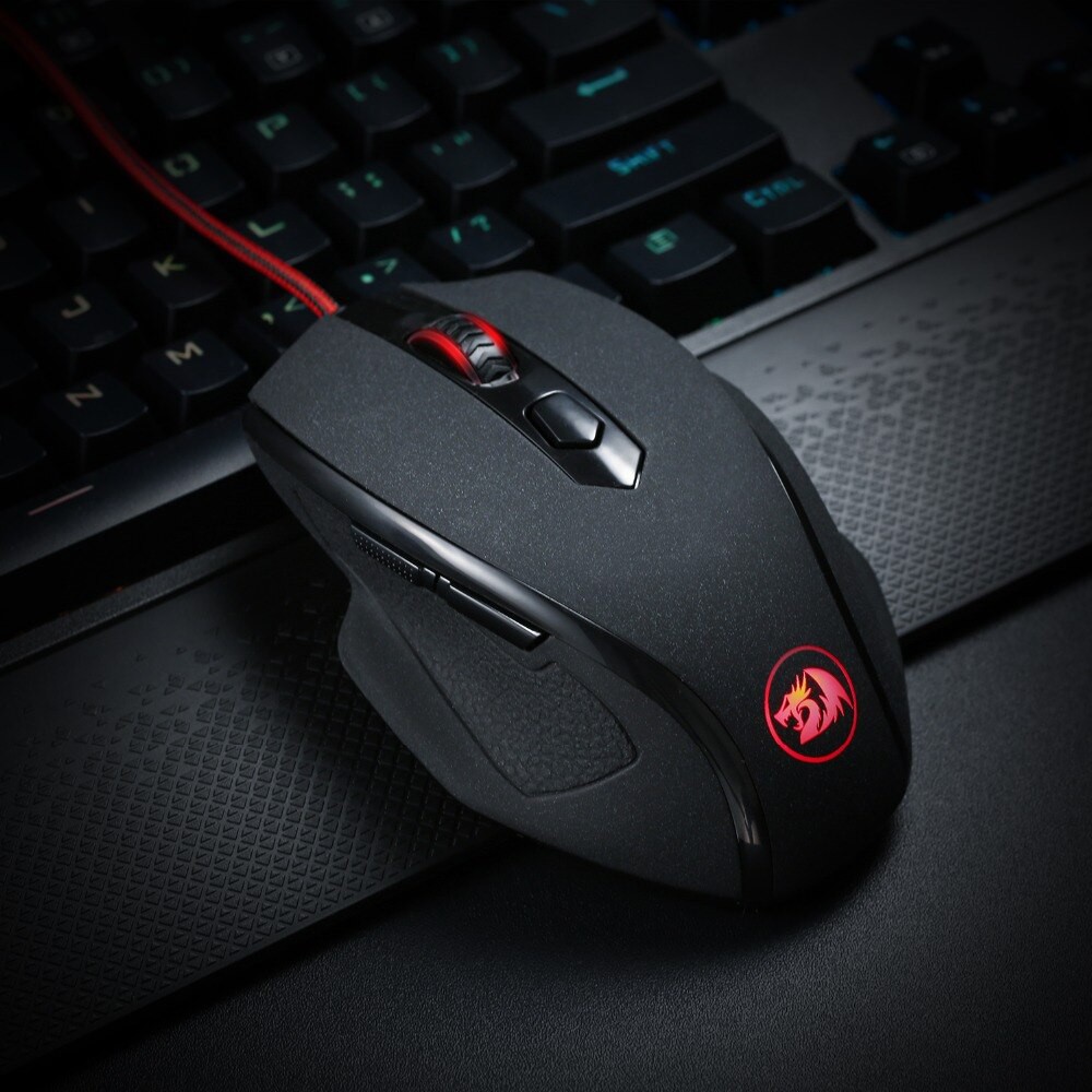 Redragon Mouse Gaming Wired Optical 3200 DPI Macro M709-1 Tiger 2