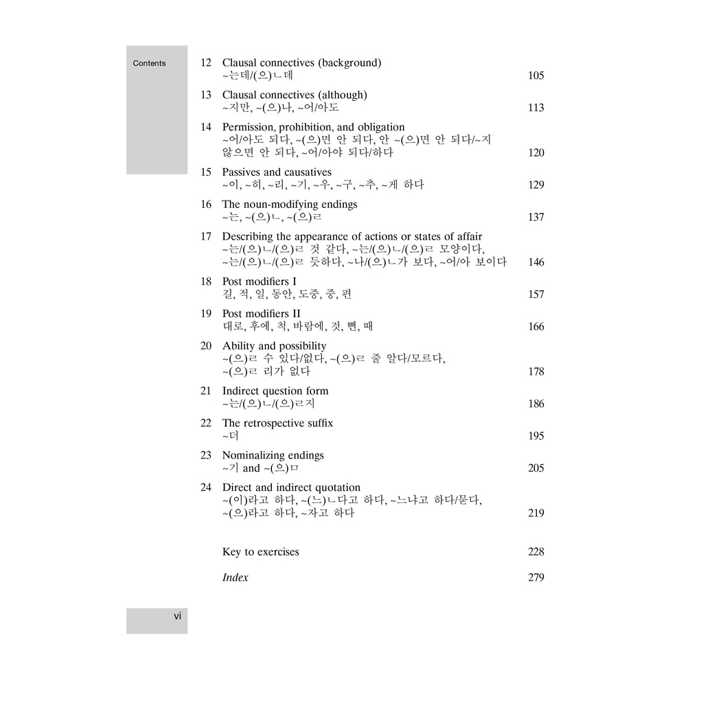 Basic / Intermediate Korean - A Grammar and Workbook | Buku Bahasa Korea Tata Bahasa-5