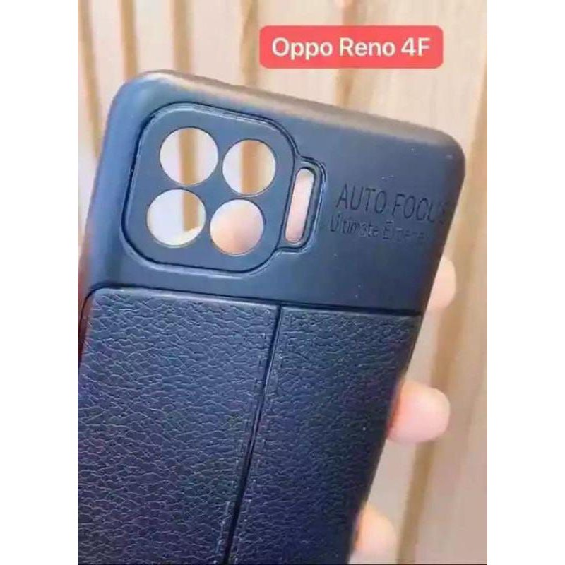 Softcase OPPO RENO 4F Autofocus Leather Case Premium Quality