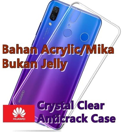 jual  Huawei Nova 3i/Nova 4 - Crystal Clear Anticrack Hard Case