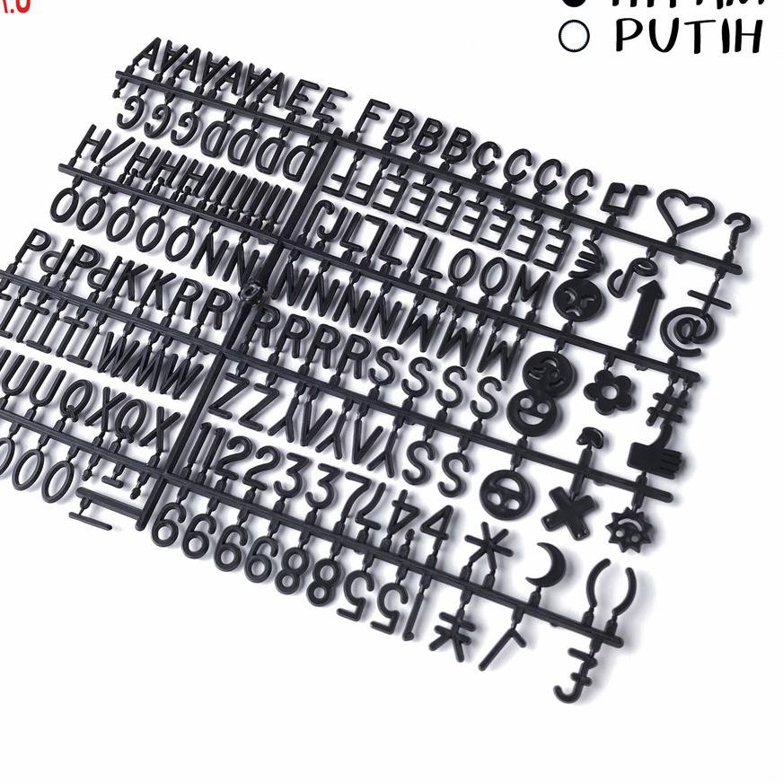 

Best Seller !! TERMURAH ! Huruf Tambahan Letter / Message Board HOW.R.U !!!