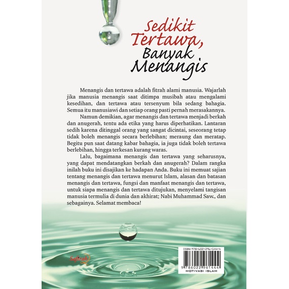 Buku Sedikit Tertawa, Banyak Menangis - Safirah