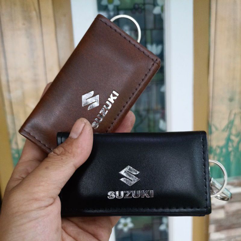 gantungan kunci mobil Suzuki lipat 3 elegan dompet STNK Suzuki