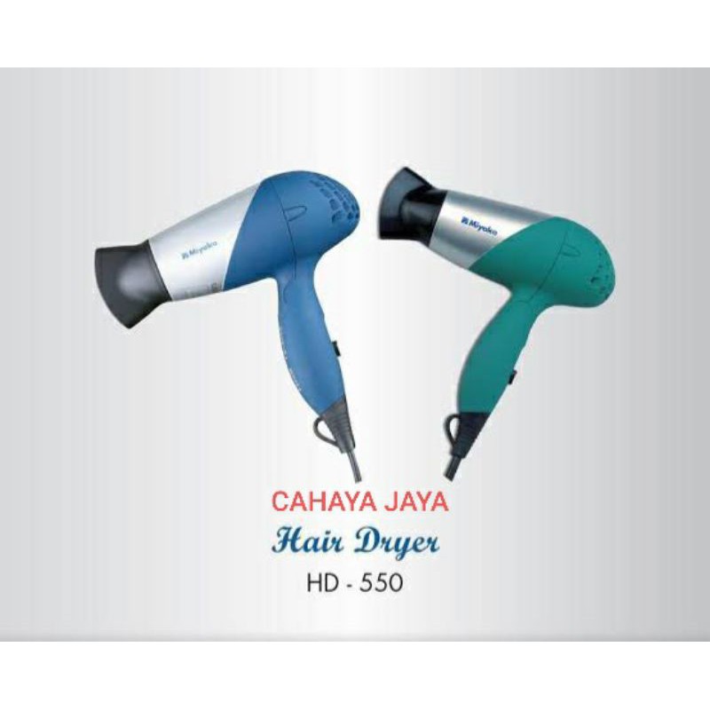 Hair dryer MIYAKO HD 550 / HD550 PENGERING RAMBUT ORIGINAL