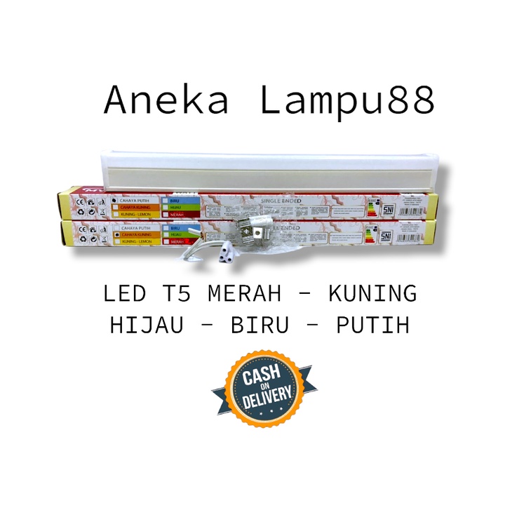 Jual LAMPU TL 5 WARNA WARNI LAMPU T5 5WATT 10 WATT LAMPU TL5 MYVO