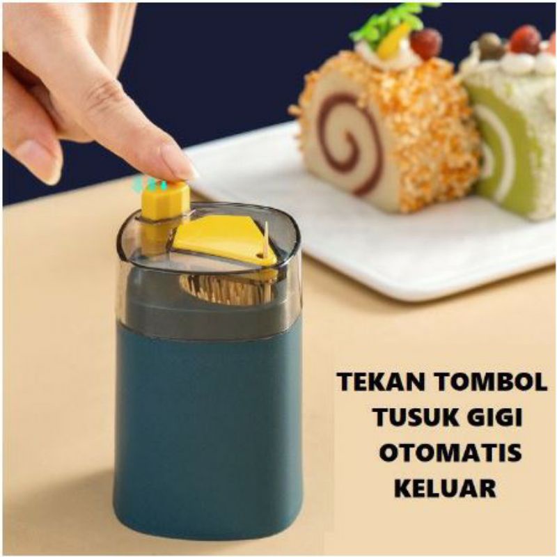 Tempat Tusuk Gigi Otomatis / Wadah Tusuk Gigi / Holder Tusuk Gigi