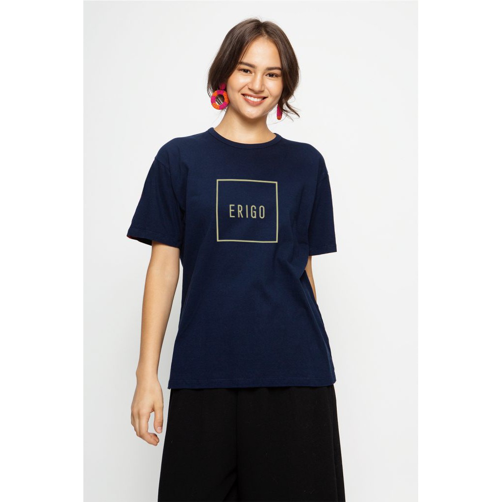 

Erigo T-Shirt Box Light Yellow Navy
