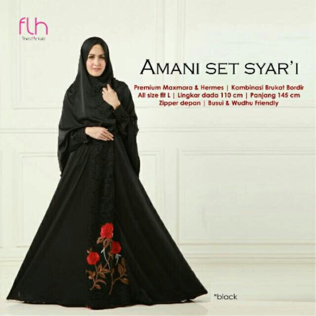 SALE GAMIS FLH Dress Amani set Syari.